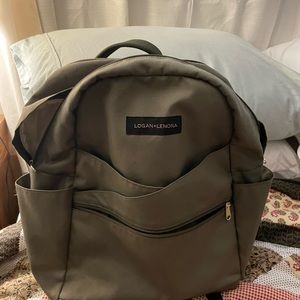 Logan & Lenora backpack in olive green